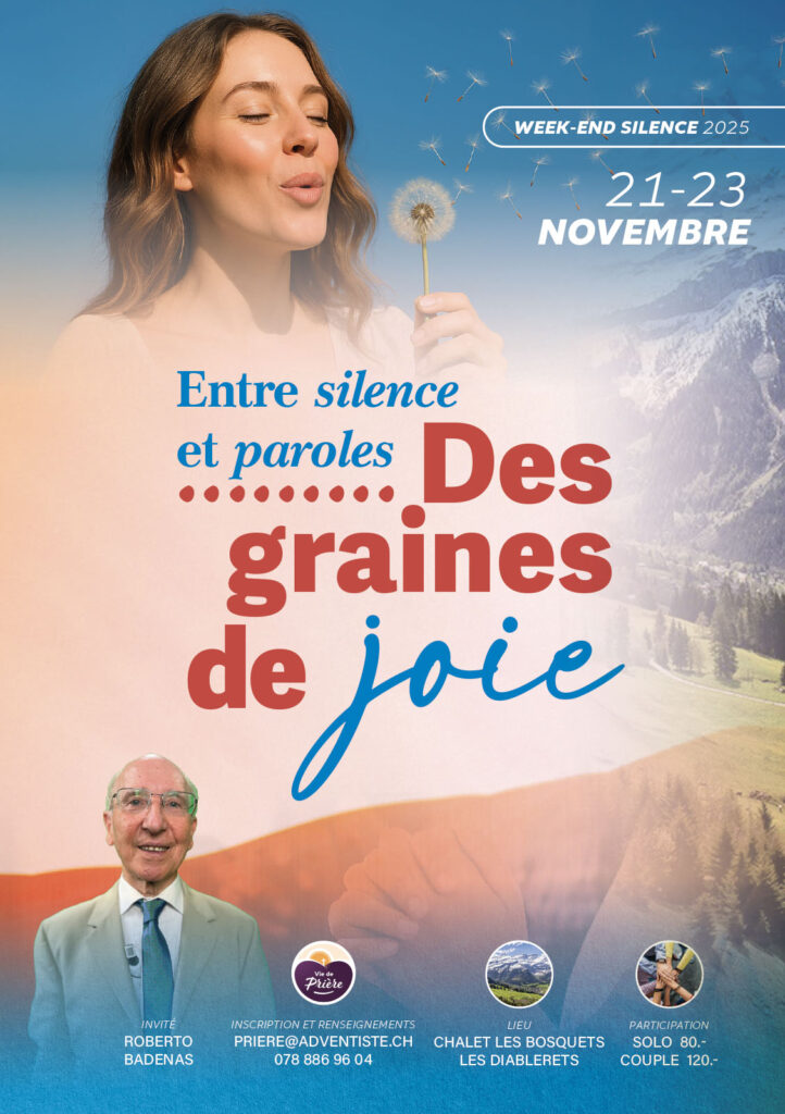 weekend silence des graines de joie
