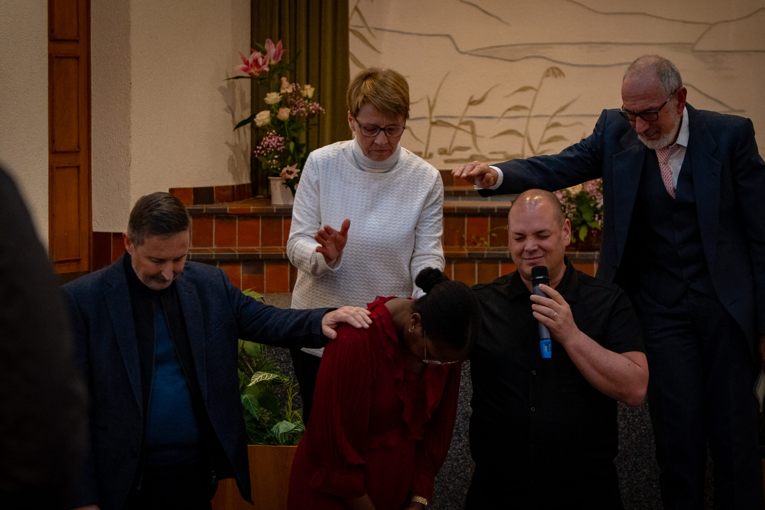 Baptême Chloé église adventiste bienne